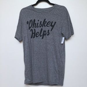 🛑 3/$15 Solid Threads Whiskey Helps T Shirt